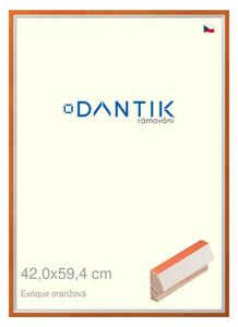 DANTIK rám na obraz 42x59,4 | EVOQUE oranžová (Plexi Čiré)