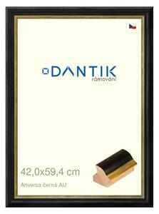 DANTIK rám na obraz 42x59,4 | ANIVERSA černá AU (Plexi Čiré)