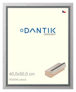 DANTIK rám na obraz 40x50 | RIVIERA zelená (Plexi Čiré)