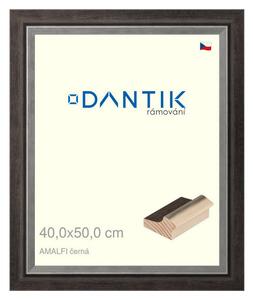 DANTIK rám na obraz 40x50 | AMALFI černá (Plexi Čiré)