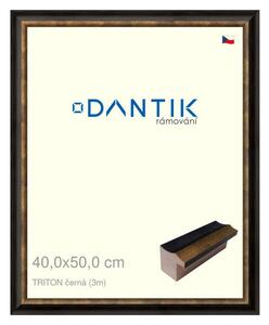 DANTIK rám na obraz 40x50 | TRITON černá (Plexi Čiré)