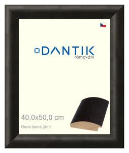DANTIK rám na obraz 40x50 | René černá (Plexi Čiré)