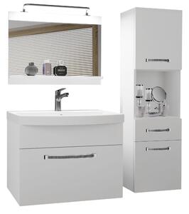 Kúpeľňový nábytok Belini Premium Full Version biely mat + umývadlo + zrkadlo + LED osvetlenie Glamour 39 Výrobca