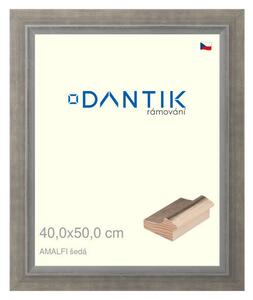 DANTIK rám na obraz 40x50 | AMALFI šedá (Plexi Čiré)