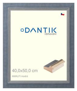 DANTIK rám na obraz 40x50 | AMALFI modrá (Plexi Čiré)