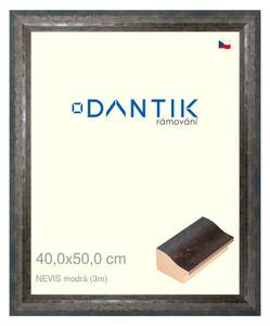 DANTIK rám na obraz 40x50 | NEVIS modrá (Plexi Čiré)