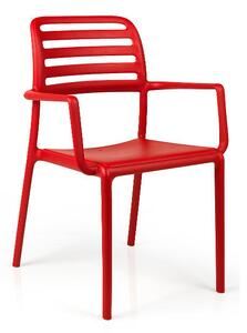 Nardi Záhradná stolička COSTA Farba: Červená