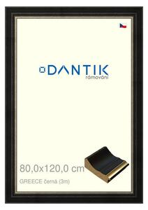 DANTIK rám na obraz 80x120 | GREECE černá (Plexi Čiré)