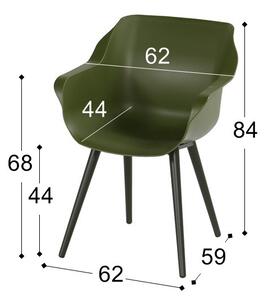 Hartman Záhradná stolička SOPHIE Studio Farba: Zelená