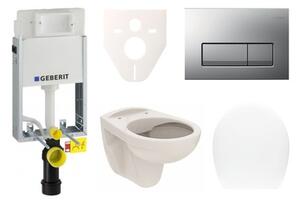 Cenovo zvýhodnený závesný WC set Geberit na zamurovanie + WC Ceramia S-Line SIKOGE1U8