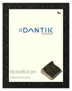 DANTIK rám na obraz 60x80 | PRAHA černá (Plexi Čiré)