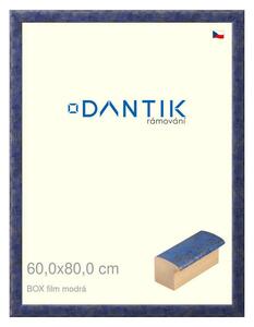DANTIK rám na obraz 60x80 | BOX film modrá (Plexi Čiré)