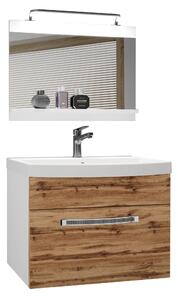 Kúpeľňový nábytok Belini Premium Full Version dub wotan + umývadlo + zrkadlo + LED osvetlenie Glamour 4 Výrobca