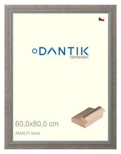 DANTIK rám na obraz 60x80 | AMALFI šedá (Plexi Čiré)
