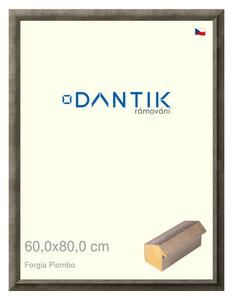 DANTIK rám na obraz 60x80 | Forgia Piombo (Plexi Čiré)