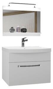 Kúpeľňový nábytok Belini Premium Full Version biely mat + umývadlo + zrkadlo + LED osvetlenie Glamour 1 Výrobca