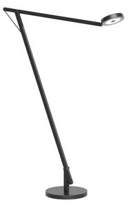 Stojacie Lampa Rotaliana, stmievateľné, Čierna, Obývacia izba, Hliník