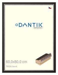 DANTIK rám na obraz 60x80 | TAIGA černá (Plexi Čiré)