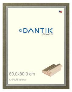 DANTIK rám na obraz 60x80 | AMALFI zelená (Plexi Čiré)