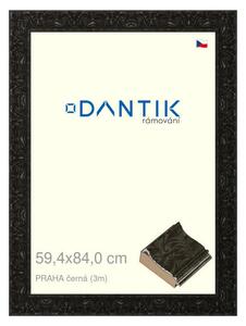DANTIK rám na obraz 59,4x84 | PRAHA černá (Plexi Čiré)