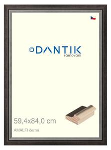 DANTIK rám na obraz 59,4x84 | AMALFI černá (Plexi Čiré)