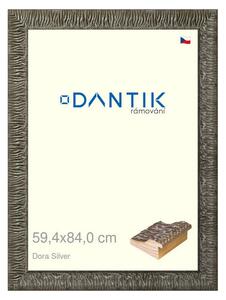 DANTIK rám na obraz 59,4x84 | Dora Silver (Plexi Čiré)