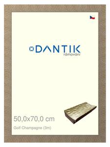 DANTIK rám na obraz 50x70 | Golf champagne (Plexi Čiré)