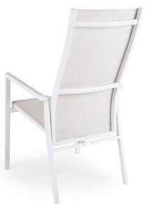 Brafab Záhradná polohovateľná stolička AVANTI Farba: Biela