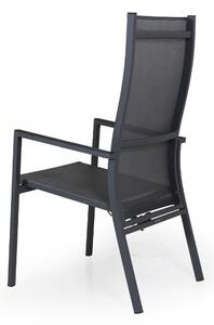 Brafab Záhradná polohovateľná stolička AVANTI Farba: Čierna