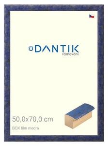 DANTIK rám na obraz 50x70 | BOX film modrá (Plexi Čiré)