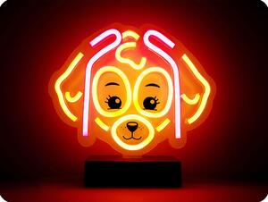 TelForceOne LED NEON dekorácia na stojane LABKOVÁ PATROLA - SKYE [GSM189328]