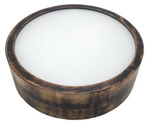 Brilagi - LED Stropné svietidlo CARVALHO SMOKEY LED/20W/230V dub pr. 27,5 cm