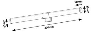 Rabalux 75043 - LED kúpeľňové zrkadlové svietidlo ZAIN LED/6W/230V IP44 40 cm