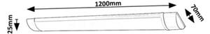 Rabalux 78025 - LED podlinkové svietidlo BATTEN LIGHT2 LED/36W/230V 120 cm