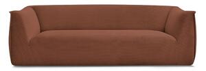 Oranžová menčestrová pohovka 242 cm Giorgia – Bobochic Paris