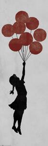 Plagát, Obraz - Banksy - Girl Floating