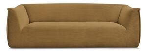 Menčestrová pohovka v horčicovej farbe 242 cm Giorgia – Bobochic Paris