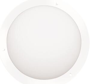 CLX Stropné LED osvetlenie do kúpeľne EMILIO, 10W, studená biela, 31cm, okrúhle, biele, IP44