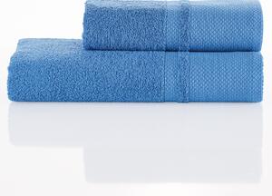 4Home Sada Deluxe osuška a uterák modrá, 70 x 140 cm, 50 x 100 cm