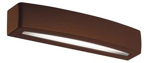Panlux PN42100016 Záhradné LED nástenné svietidlo Bloco hnedá, 10 W