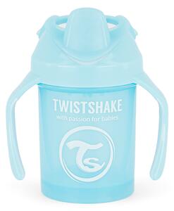 Twistshake Učiaci netečúci hrnček 230 ml, modrá
