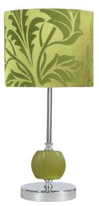 CLX Moderná stolná lampa PIERSANTI, 1xE27, 60W, zelená