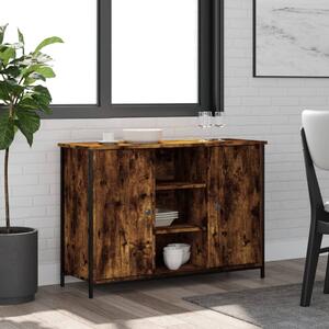 Komoda dymový dub 100x35x70 cm kompozitné drevo