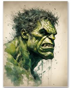 Obraz na platne - Bruce Banner - Hulk 50x70cm