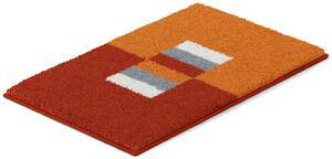 LineaDue CAPRICIO - Kúpeľňový koberec oranžový Rozmer: 65x115 cm
