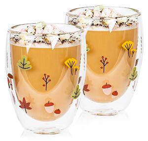 4Home Termo pohár Autumn Hot&Cool 350 ml, 2 ks