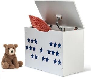 Detský úložný box s hviezdičkami Biela