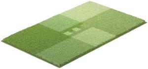 LineaDue MERKUR - Kúpeľňová predložka zelená Rozmer: 40x50 cm bez výrezu+50x80 cm