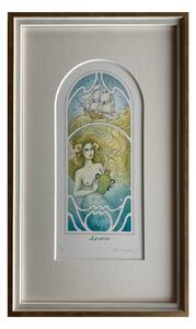 Jelenová Františka - Aquarius | 20.3x33.3