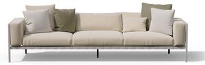 Tribu 3-miestna pohovka Natal Sofa, Tribu, 272x81x60 cm, rám hliník farba podľa vzorkovníka, sedáky látka kat.E, farba podľa vzorkovníka